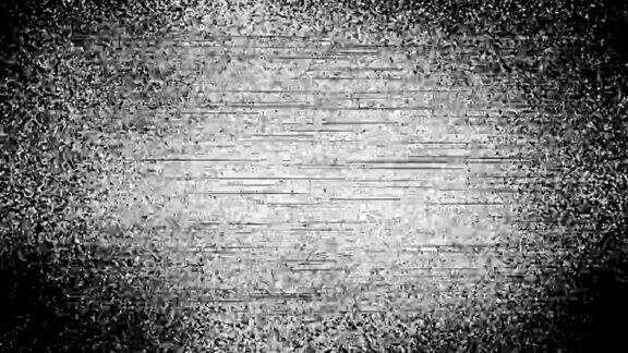 模拟静态噪声纹理黑白偏移黑白偏移闪烁噪声屏幕损害电视效果和文物家用糟糕的干扰复古80年代90年代4k