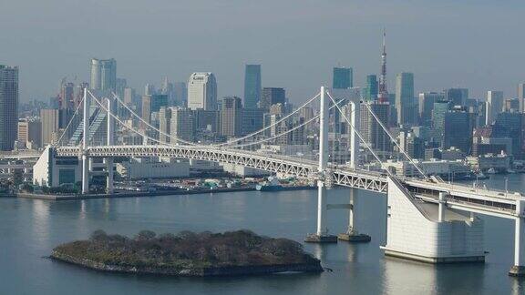 台场的东京塔和彩虹桥
