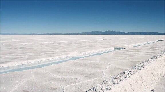 阿根廷的盐滩