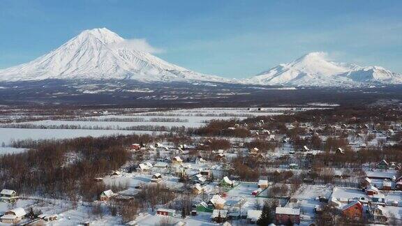 堪察加半岛的火山