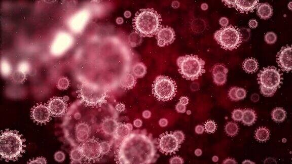 冠状病毒COVID-19新型冠状病毒与人体内的红细胞