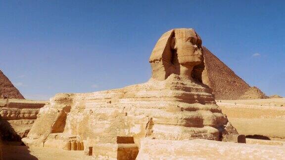 埃及吉萨高原的狮身人面像