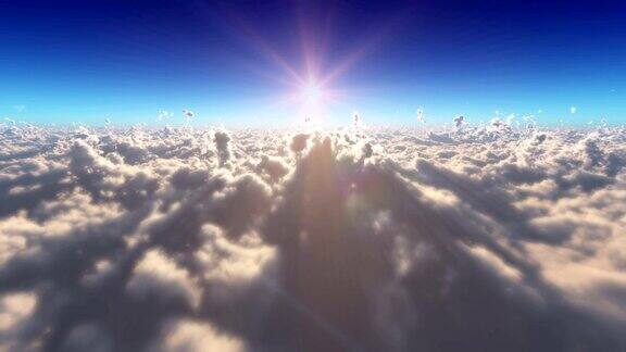飞过云层飞过阳光