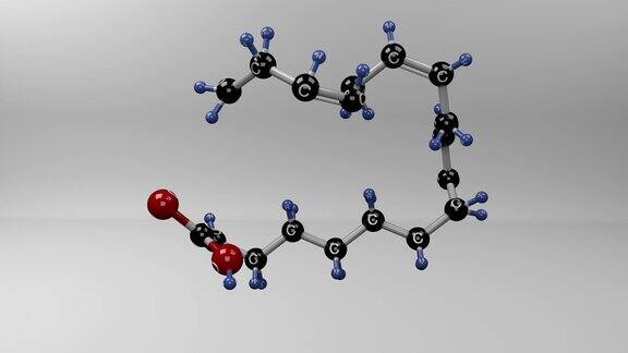 亚麻酸分子