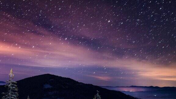 喀尔巴阡山脉的星空时光