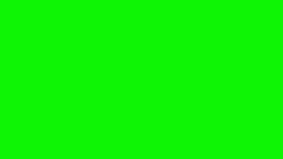 科幻门开放的绿色屏幕3d渲染