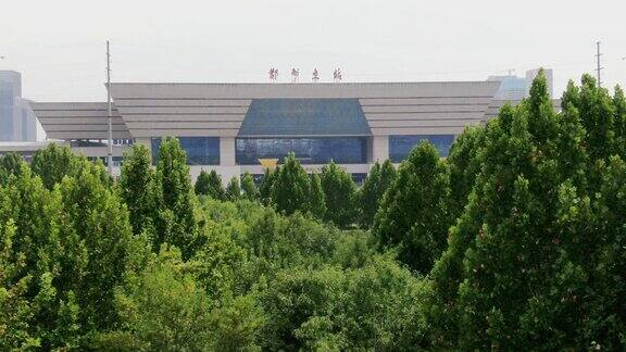 2024最新发布4K高清郑州东站航拍绿围