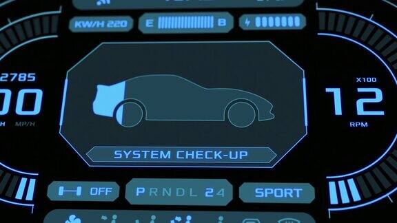 未来的汽车仪表板
