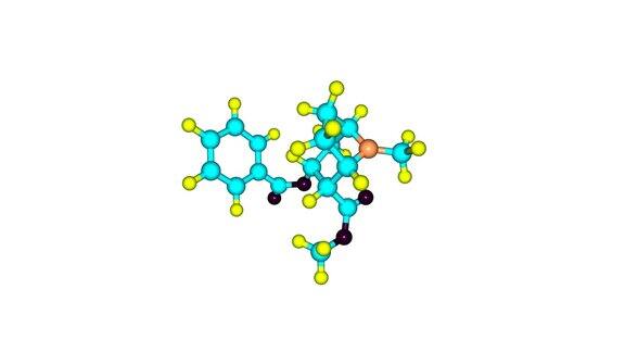 旋转孤立可卡因分子