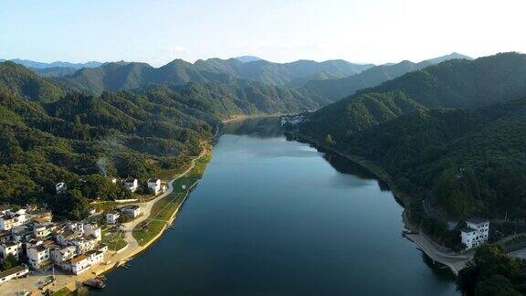 黄山、惠州、新安江、青山绿水航拍