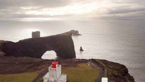 无人机拍摄的冰岛令人惊叹的风景