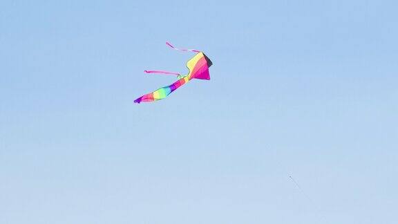 在托潘加海滩放风筝