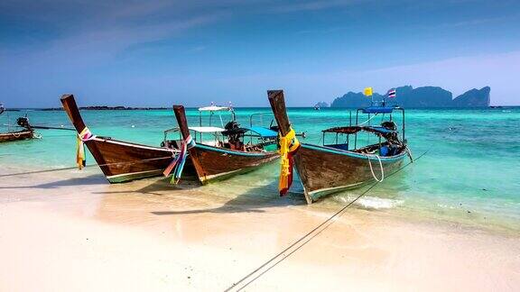 泰国海滩上的长尾鱼-泰国