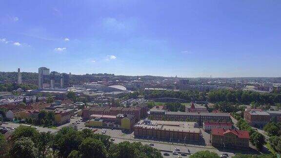 瑞典哥德堡城市鸟瞰图
