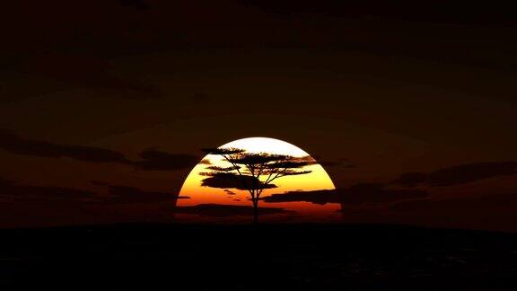大太阳在非洲升起
