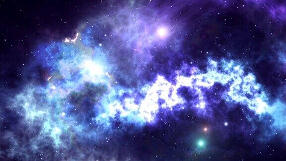在太空、恒星、星系和星云中运动