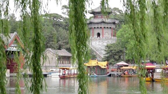 中国北京颐和园和昆明湖