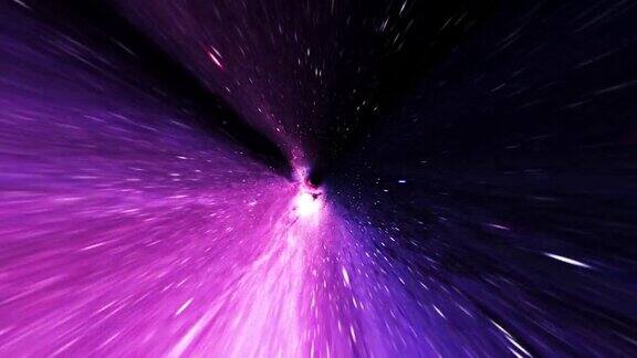 穿越虫洞穿越充满数百万颗恒星和星云的时空科幻小说里的黑洞漩涡超空间隧道8k动画