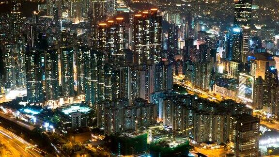 从香港Sky100观景台眺望香港