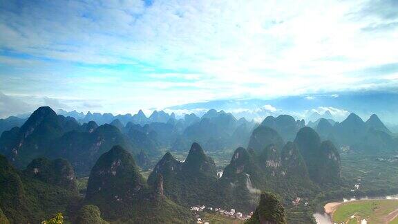 早上的桂林山