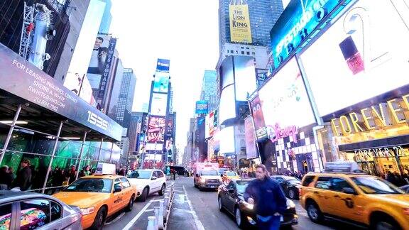 高清延时:纽约时代广场
