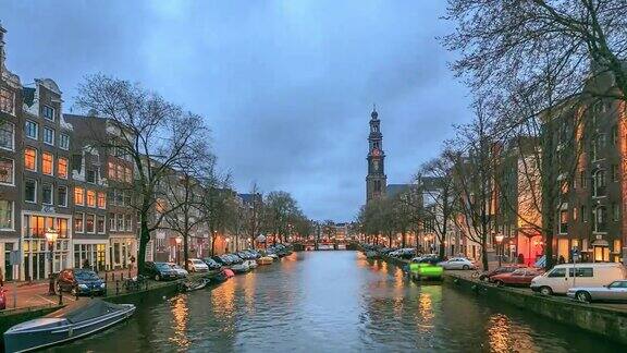4K时光流逝:阿姆斯特丹运河