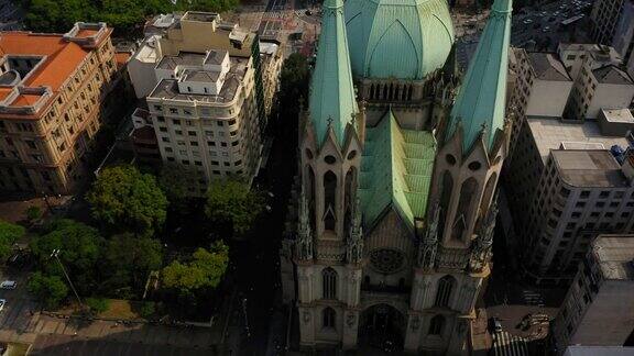鸟瞰图圣保罗大教堂巴西