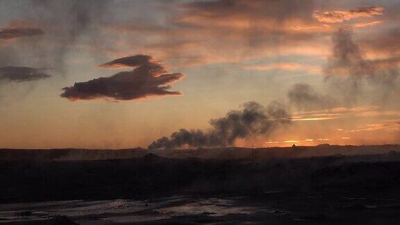 冰岛火山活动地球地热区