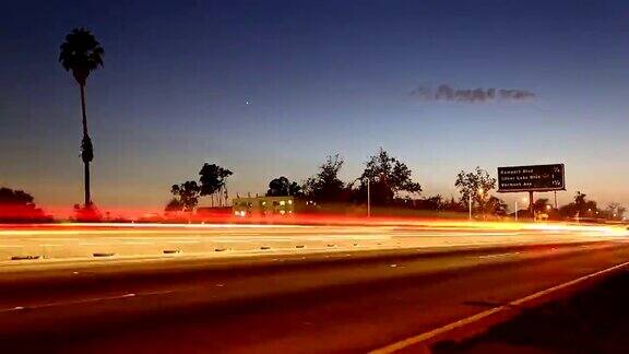 洛杉矶高速公路特写