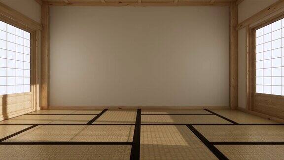 日本空房榻榻米设计最漂亮三维渲染