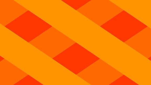 方形运动背景环橙色