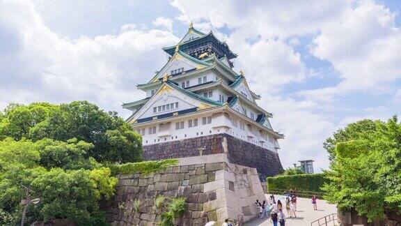 日本大阪的大阪城堡