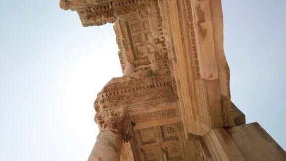 以弗所Celsus图书馆的天花板