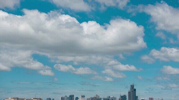 清晰的蓝天与Cloudscape