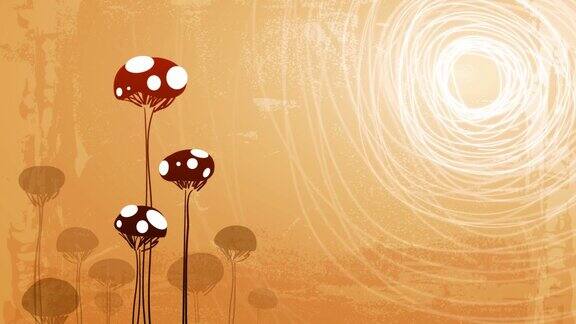 《阳光循环》中的蘑菇高清版