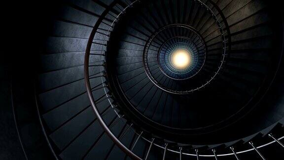 圆的旋转楼梯