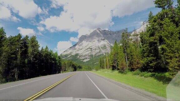 加拿大落基山脉的风景