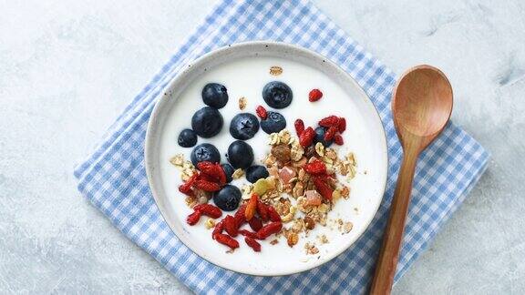 停止运动健康的早餐食品