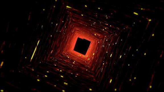 抽象几何形状的隧道背景