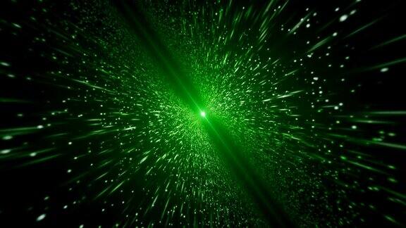 光束绿色粒子(可循环)
