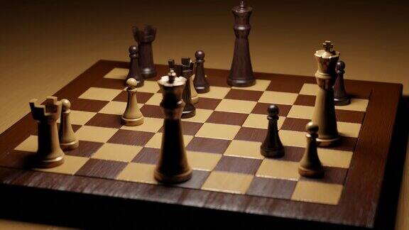 象棋游戏棋盘上的数字分析战略概念战略思考