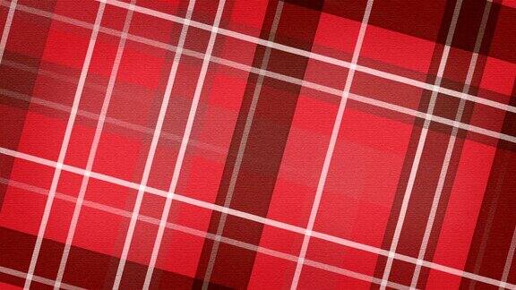 红色苏格兰格子织物可循环的背景