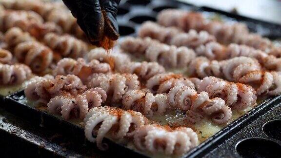 热锅章鱼烧日本流行的街头小吃