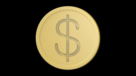 金币上的美元符号