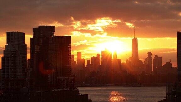 曼哈顿日落