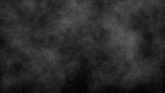 上升的烟雾运动图形与夜晚的背景