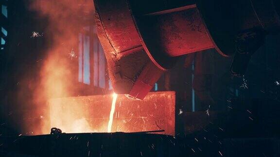 铸造厂的铸铁冶金工厂液态金属