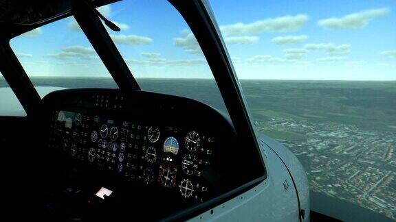 用于训练飞机飞行员的模拟器专业的飞行模拟器