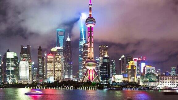 夜晚的上海