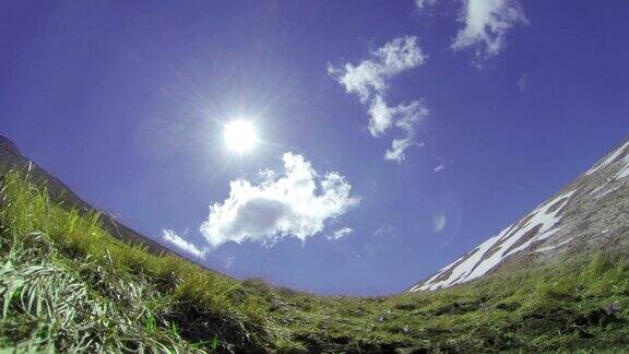 高清:高山天空